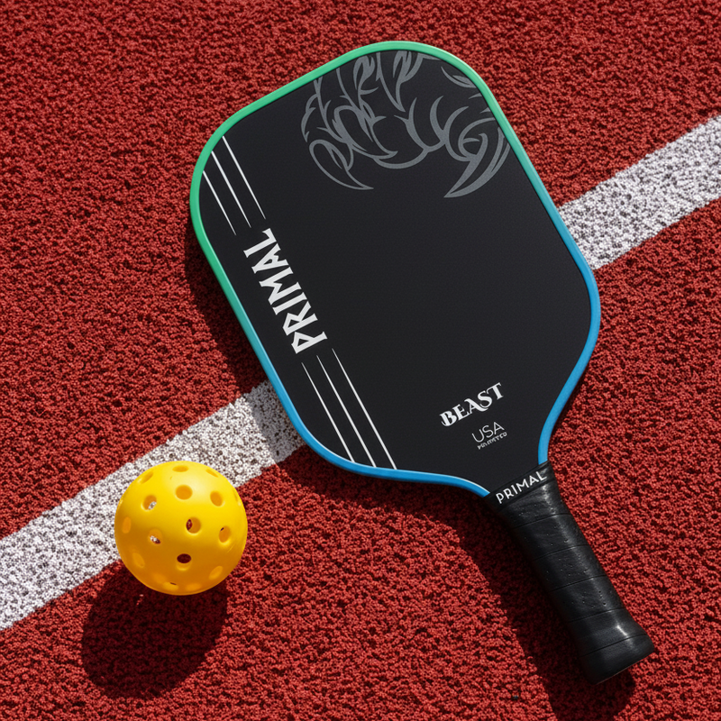 Primal Beast Pro T700 3K Raw Carbon Fiber Gen 3 16 mm Thermoformed Pickleball Paddle