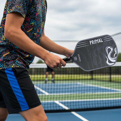 Primal Kraken Titanium Mesh Gen 3 16 mm Thermoformed Pickleball Paddle